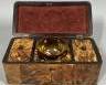 Lot 152 19thCent Tortoise Shell Tea Caddy