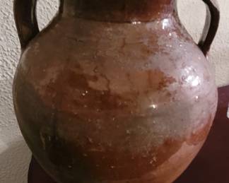 Large vintage pottery urn