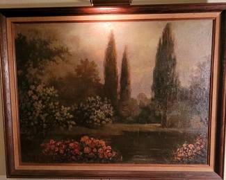 Large original oil, circa 1910