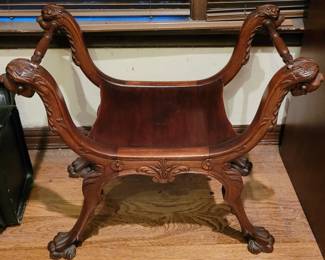 Gargoyle chair, circa 1880