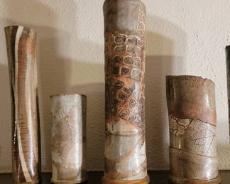 Midcentury style pottery pieces by Esta James