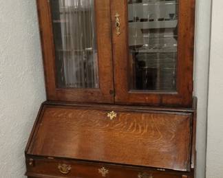 English large bookcase/secretary, circa 1730. Purchased from Bruce Graney and Company