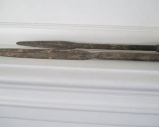 2 African spears