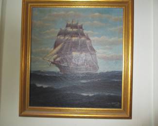 Oil on canvas W.Roach 1935