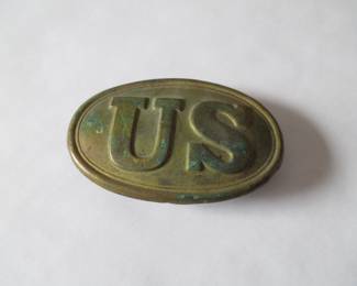Civil War belt buckle