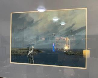 One of six Wayne Fulcher original paintings