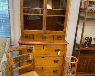 Two piece cabinet