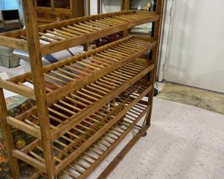 Antique shoe rack