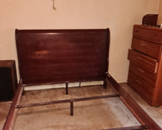 Queen size bed frame only