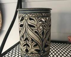 1960s Susan Brown Freeman Hand Thrown Reticulated Studio Vessel