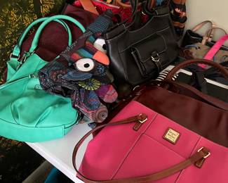 lots of designer purses