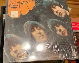 Assorted Record Albums with Different Genres (Beatles and More)