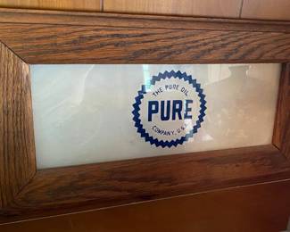 Pure Oil Advertising Wall Hanging