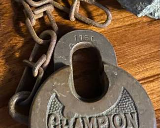 Old Champion Lever Lock