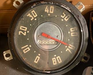 Old Chevrolet Speedometer
