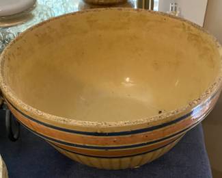 Old Banded Kitchen Bowl