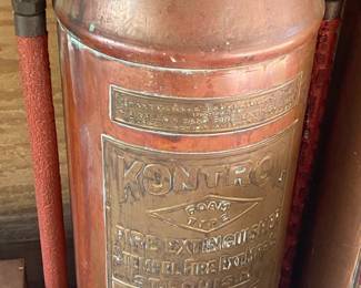 Two Copper Fire Extinguishers