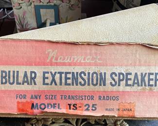 Mid-century Newsmax Tubular Extension Speaker