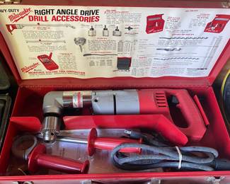 Milwaukee Right Angle Driver Drill and Accessories