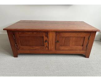 Mission Style Double Sided Coffee Table