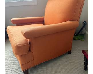 Orange Low Profile Armchair