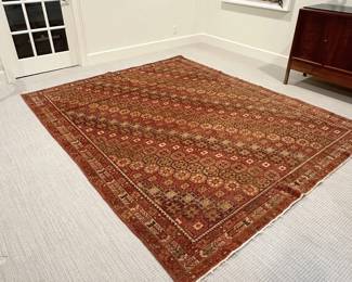 8' x 10' Rust and Orange Area Rug