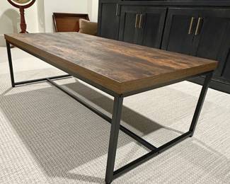 Metal Frame Coffee Table