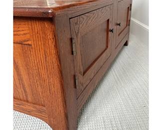 Mission Style Double Sided Coffee Table