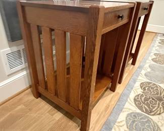 Pair of Mission-Style Side Tables