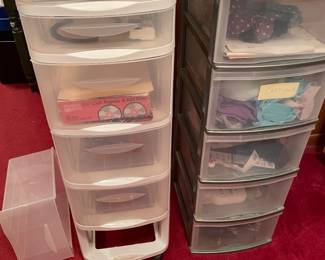 rolling plastic drawers