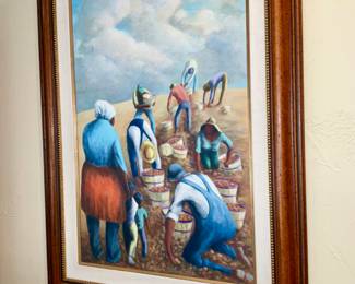 Barbara Collins Framed Oil on Canvas 