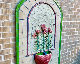 Mosaic Wall Fountain 