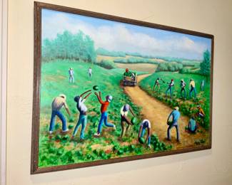 Barbara Collins Framed Oil on Canvas 