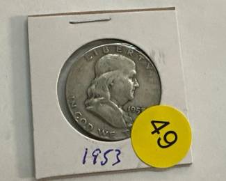 Franklin half dollar coin