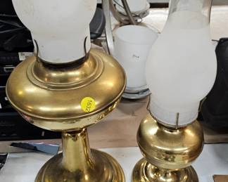BRASS OIL LAMPS
