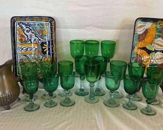 Mexican Decor And Glasses