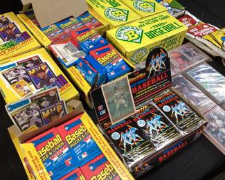 1980s-1990s BASEBALL CARD GROUP, UNOPENED 90s DONRUSS, 1987 UNOPENED SPORTFLIX, 1989 BOWMAN,
