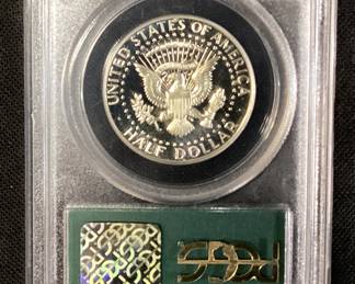 1970-S FROSTED HEAD KENNEDY HALF DOLLAR PR68