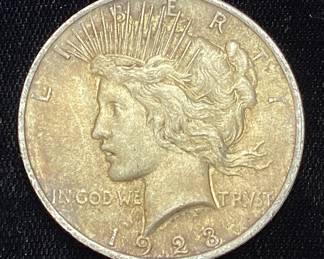 1923 SILVER PEACE DOLLAR