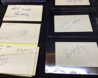1960s-70s BASEBALL PLAYER AUTOGRAPH COLLECTION DON O'RILEY, BUDDY SCHULTZ, BOB ASPROMONTE, JOHN BILLINGHAM, JIM COLBORN,DON KESSINGER,