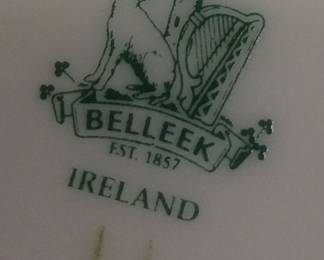 BELEEK PIECES, VASES, PITCHERS,