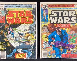 (2) MARVEL 35cent STAR WARS COMICS
