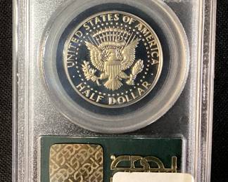 1979-S FROSTED HEAD KENNEDY HALF DOLLAR PR69 BY PCGS,