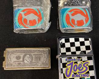 ZIPPO, CLIP, CAMEL JOE