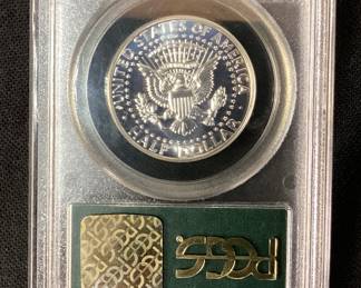1964 KENNEDY HALF DOLLAR PR68 BY PCGS