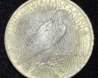 1921 SILVER PEACE DOLLAR