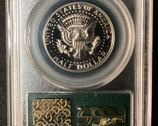 1972-S FROSTED HEAD KENNEDY HALF DOLLAR PR68 BY PCGS
