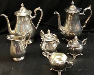 REED & BARTON SILVER PLATE TEA/COFFEE SET