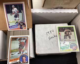 HOCKEY CARD COLLECTION, 1980s-2000s, WAYNE GRETZKY
RON FRANCIS, AL MACINNIS, MARK MESSIER PATRICK ROY, RAY BOURQUE, CAM NEELY,