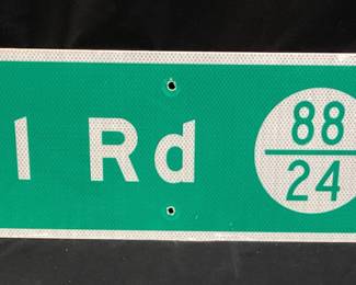 KRALL RD STREET SIGN